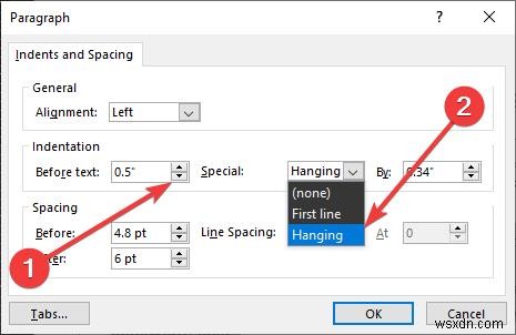 How to create and use a Hanging Indent in Microsoft PowerPoint