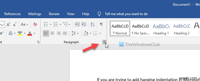 How to create a Hanging Indent in Microsoft Word and Google Docs