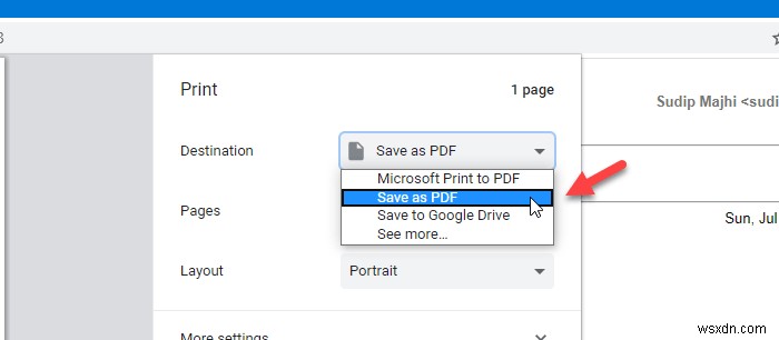 How to save Email as PDF in Gmail and Outlook