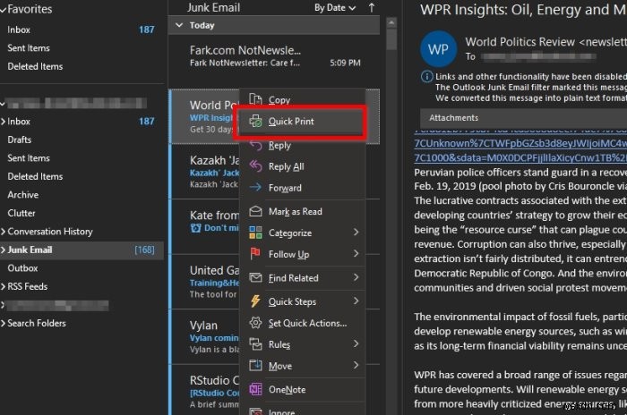 How to save Email as PDF in Gmail and Outlook