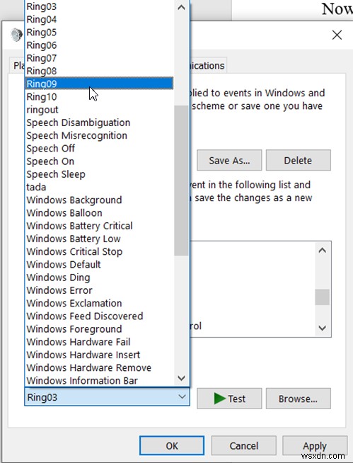 Add Sound to PrntScrn Key and enable Alert for Screenshots in Windows 10