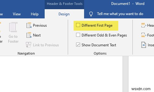 How to add, remove or insert Custom Page Number in Word