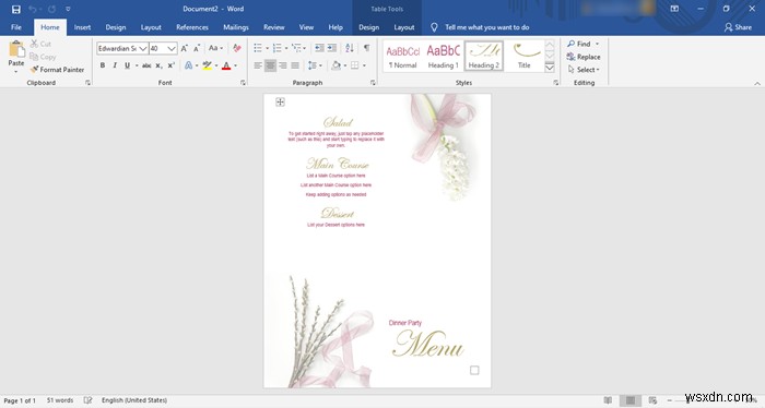 How to search for Online Templates in Microsoft Word