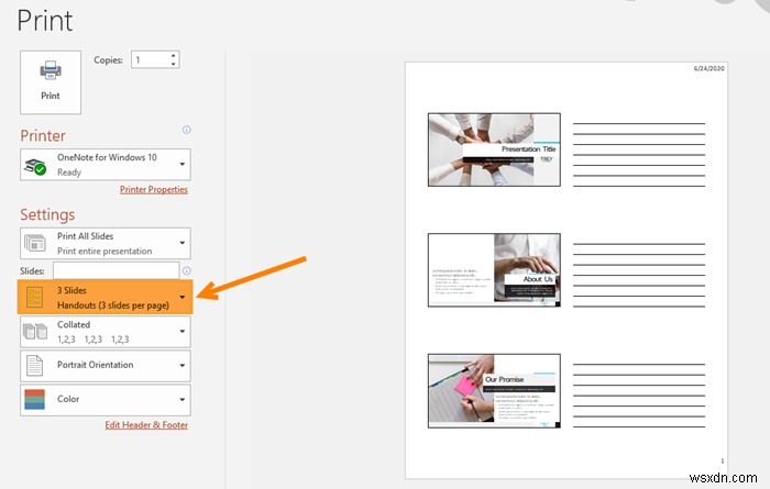 How to Print a PowerPoint Presentation – Slides, Notes, & Handouts