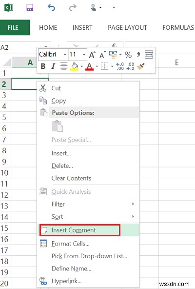 How to insert a picture into a comment in Excel