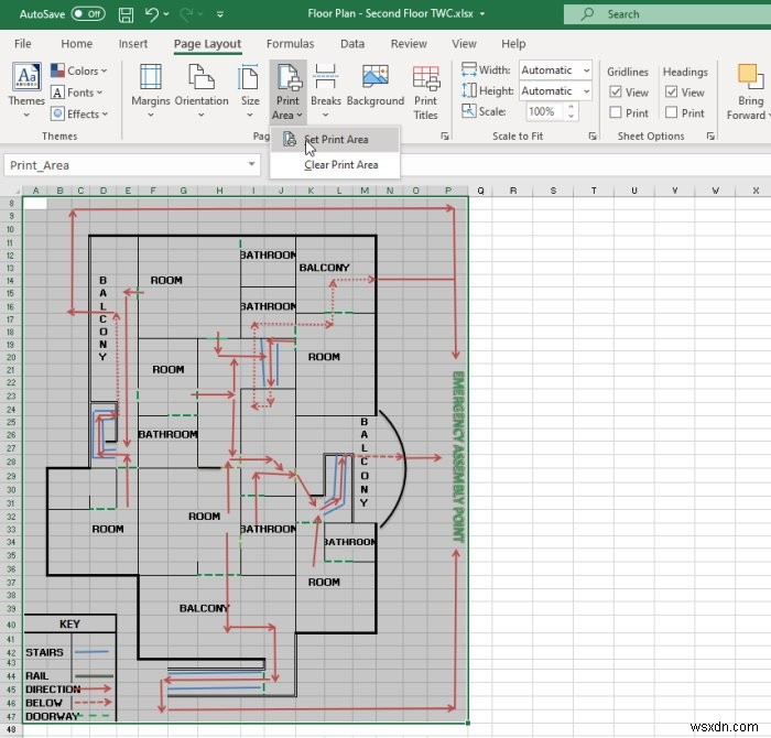 How to use Excel to design simple Floor Plans