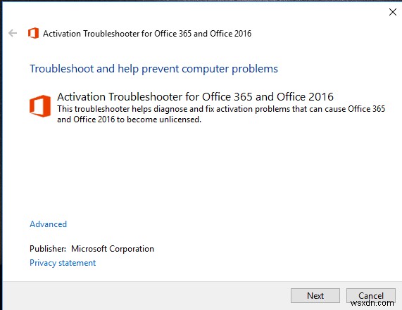 Microsoft Office Product Key installation error 0x80070005