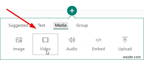 How to add Video and Audio files to Microsoft Sway