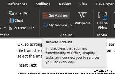 How to view, manage, install and remove Add-ins from Microsoft Office programs