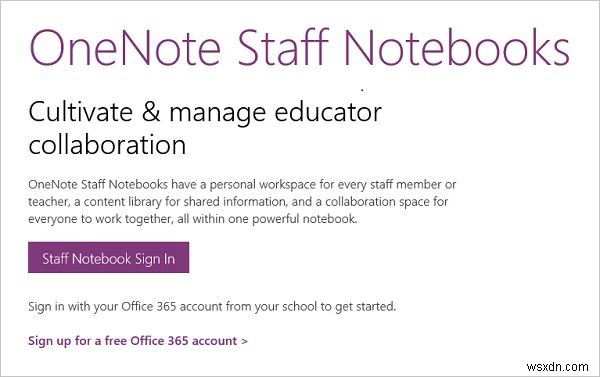 Allow Teachers and Education staff to create OneNote Staff Notebooks