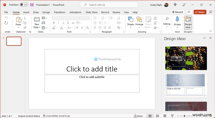 How to use PowerPoint Designer in Microsoft Office 365