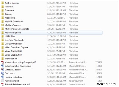 How to get a list of Files in a Folder into Excel