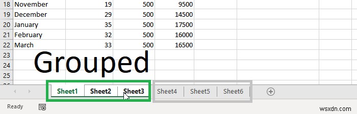 How to Group Worksheets in Excel