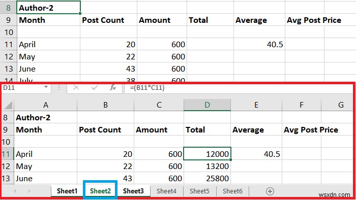 How to Group Worksheets in Excel