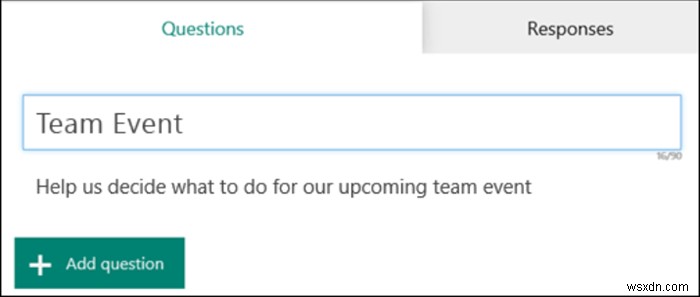 How to add Branching in Microsoft Forms