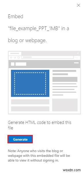How to embed a PowerPoint presentation on a Website