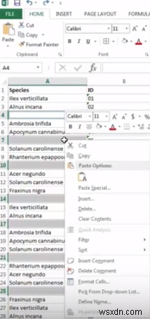 How to remove Blank Cells from Microsoft Excel spreadsheet