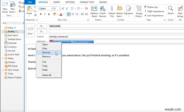 How to send emails that are stuck in the Outbox of Microsoft Outlook