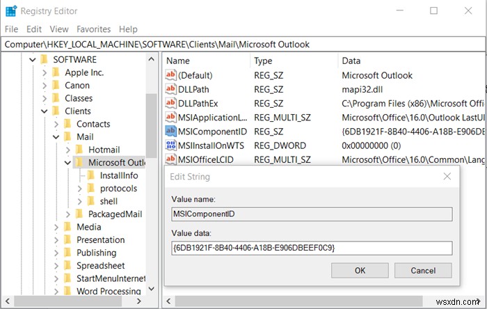 The snip could not be sent, Check that an email program is installed
