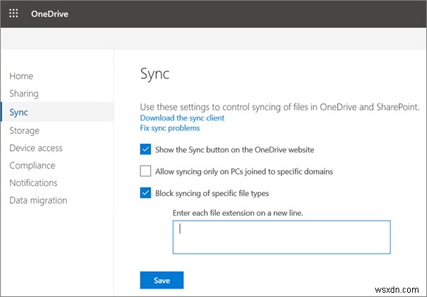 OneDrive stops syncing; Displays .ds_store sync error – Can’t upload files, View sync problems