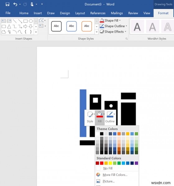 How to convert SVG icons to Shapes using Microsoft Word
