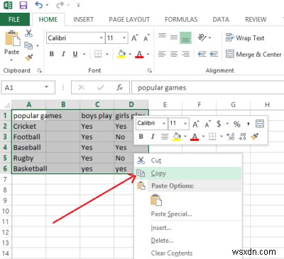 Transpose feature in Excel: Convert Horizontal Row Data into Vertical Column Style Sheets