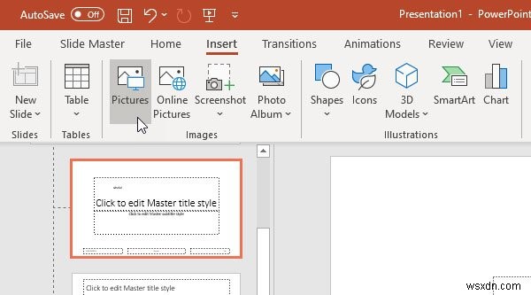 How to insert a Text or Image Watermark in PowerPoint slides