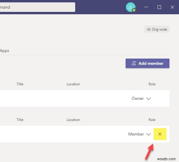 How to switch Member Role and remove a Member in Microsoft Teams