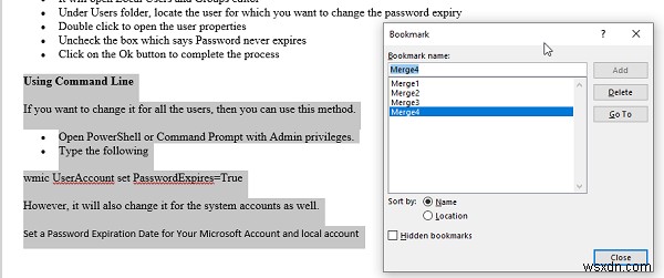 How to merge Multiple Word Documents