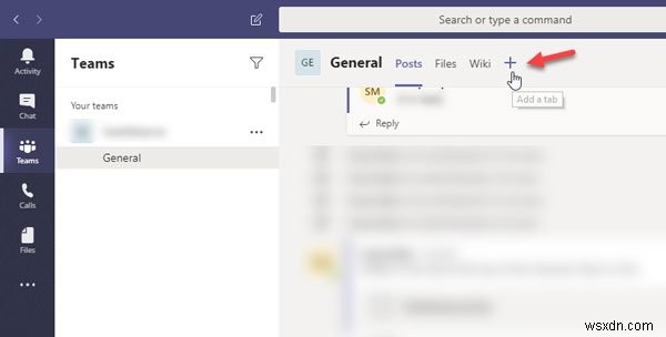 How to install an App and add it as a Tab in Microsoft Teams