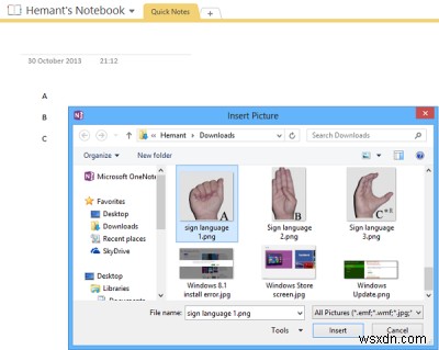 How to create Image-based Flash Cards in OneNote