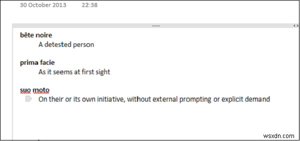How to create Text-based FlashCards in OneNote