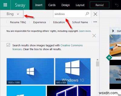 Microsoft Office Sway Online tutorial to help you create reports & presentations