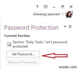 How to password protect OneNote notebook