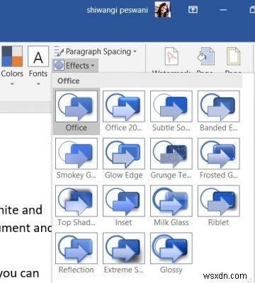 How to change document theme colors in Microsoft Office programs
