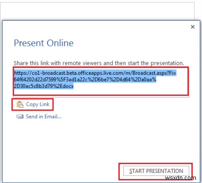 How to present a Word Document Online