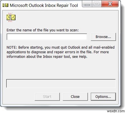 Repair corrupt Outlook PST & OST personal data files with Inbox Repair Tool, etc.