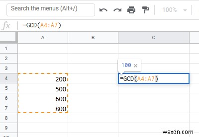 Find the Lowest Common Multiple or Greatest Common Divisor in Excel