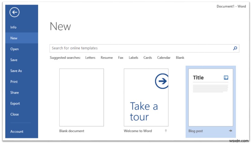 How to Publish a Blog post using Microsoft Word