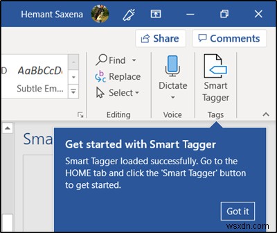Smart Tagger Word add-in makes finding and tagging documents super easy