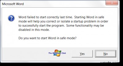 Fix Microsoft Word has stopped working on Windows computer