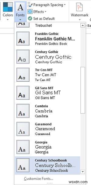 Customize, Change Theme color, Default font in Microsoft Office