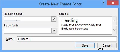 Customize, Change Theme color, Default font in Microsoft Office
