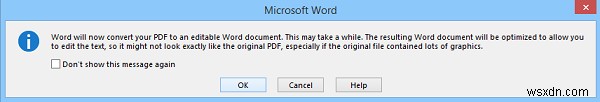 How to edit PDF files in Microsoft Word