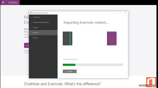 Migrate Notes from EverNote to OneNote using OneNote Importer Tool
