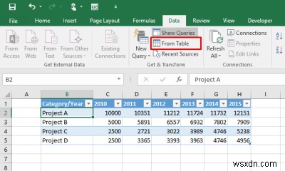 How to Unpivot Static Tables in Microsoft Excel