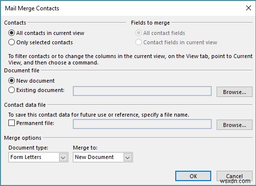 How to send bulk email messages in Outlook with Mail Merge