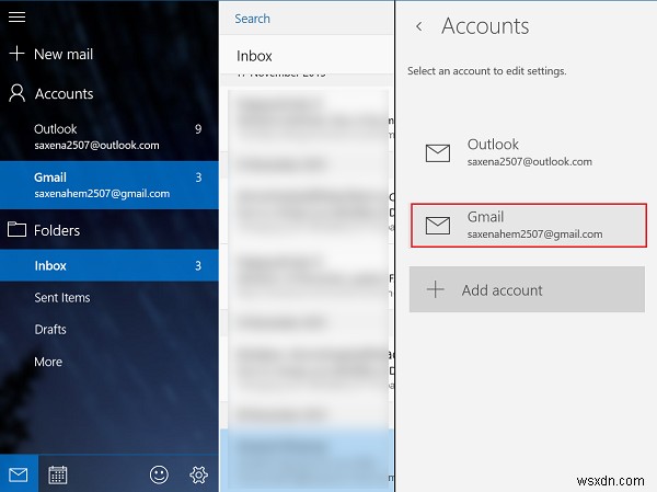 Manage Mail App Sync Settings in Windows 11/10