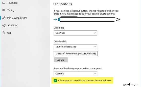 How to use your Digital pen as a slide-show clicker in Microsoft PowerPoint