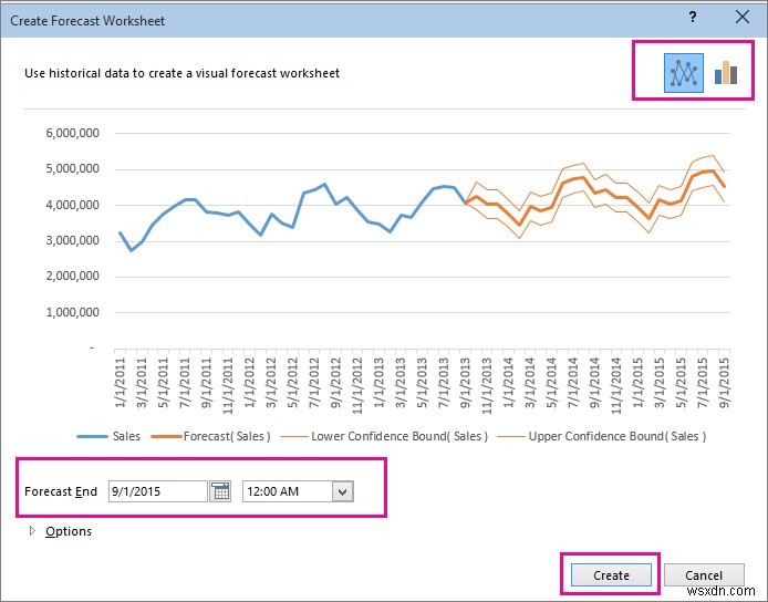 How to create a Forecast in Excel on Windows PC